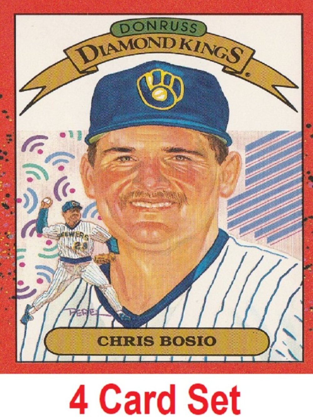 Chris Bosio Baseball Card Collection
